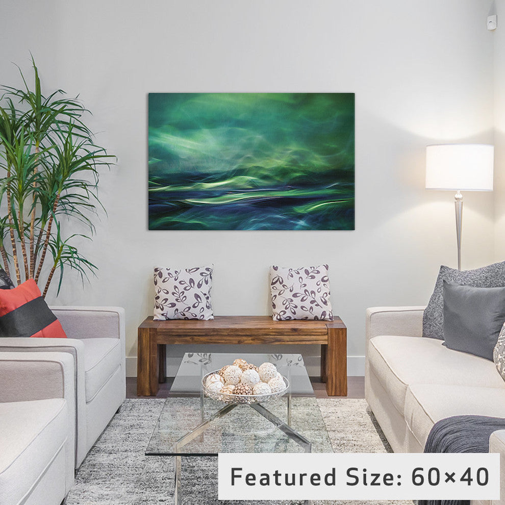 "Northern Lights" by Willy Marthinussen Canvas Print, 26"x40"