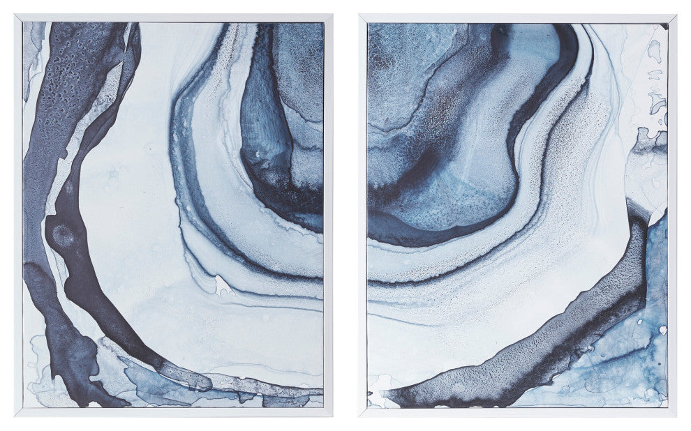 Madison Park Ethereal Printed Framed Canvas, 2-Piece Set