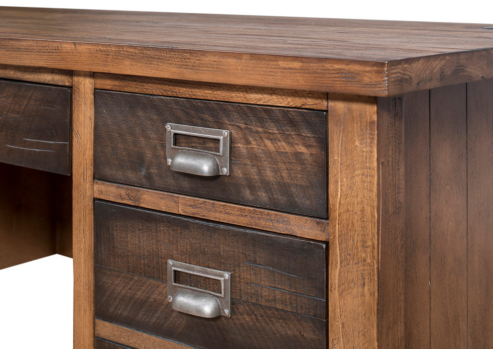 Martin Furniture Heritage Half Pedestal Desk