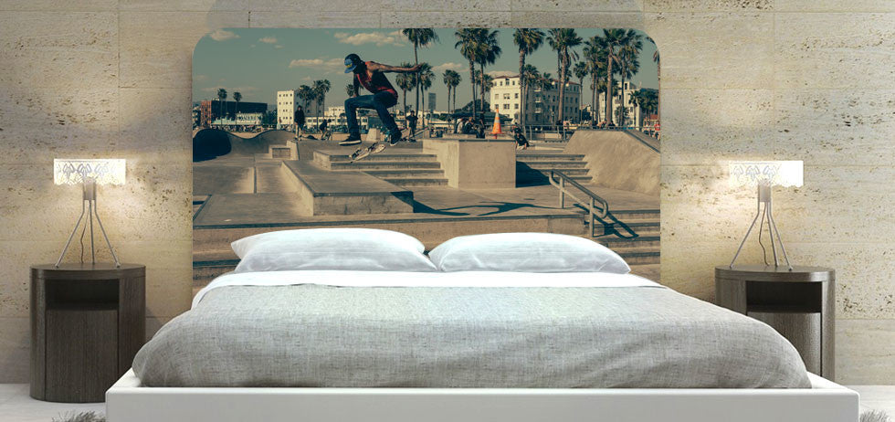 "Skateboarder" Headboard