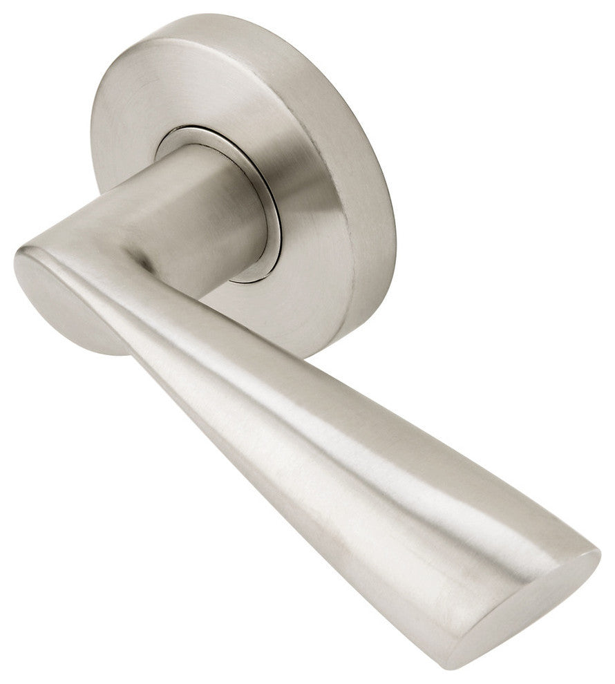 Breeze Lever, Half Passage, Right Hand, Satin Stainless Steel, 2-3/8" Backset