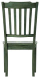 Arbor Hill Slat Back Wood Dining Chair, Set of 2, Antique Sage Green