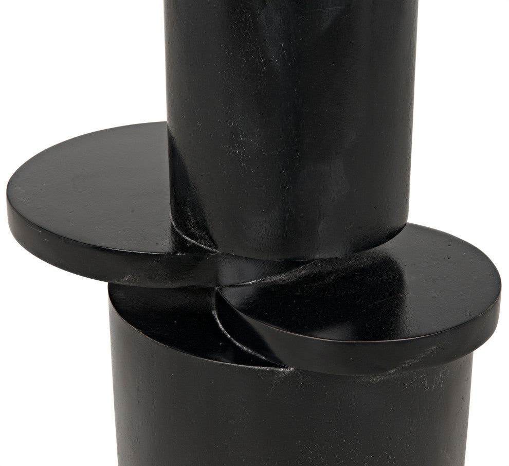 Hugo Side Table, Hand Rubbed Black