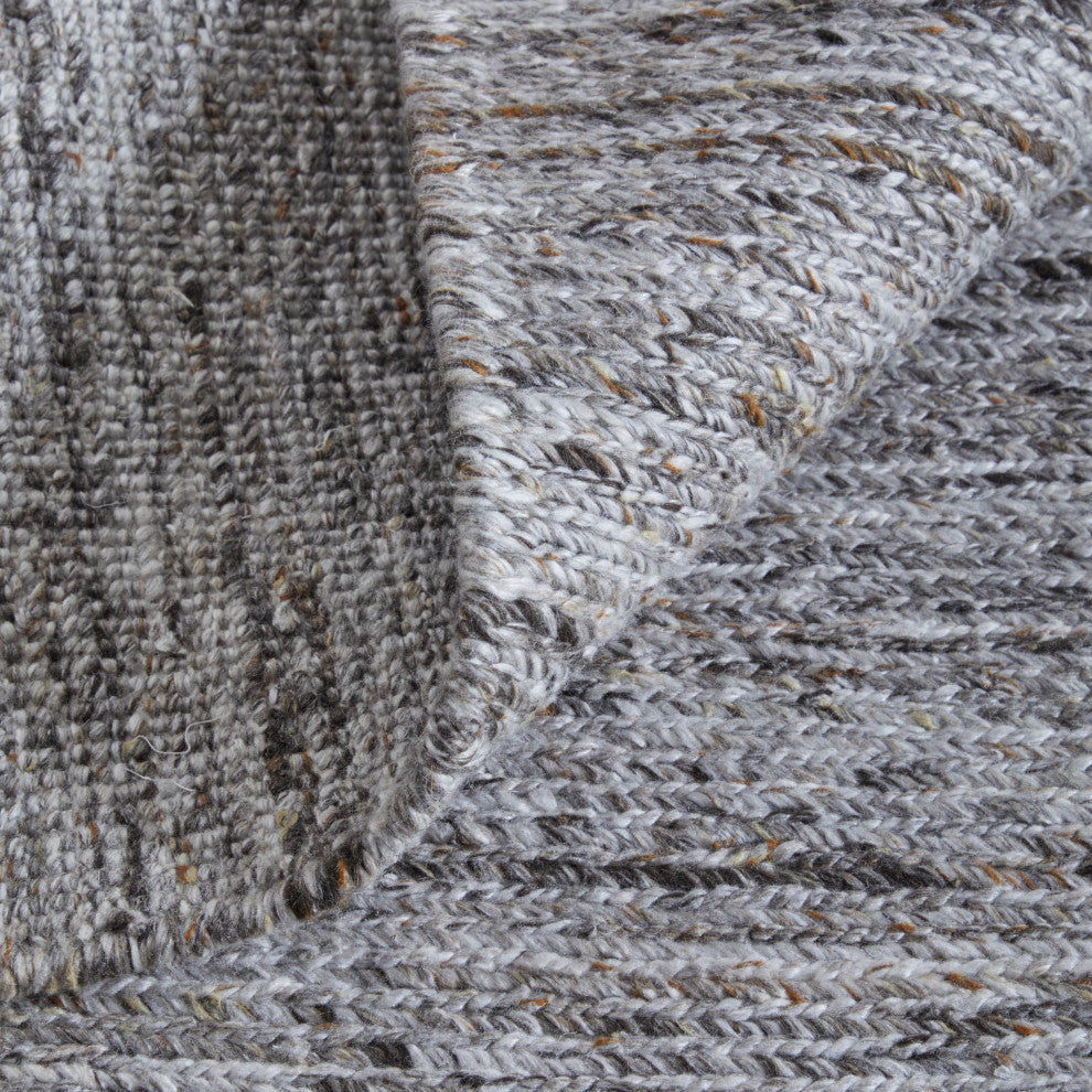 Finley T6046 Modern/Casual Area Rug, Gray/Brown, 8'x10'