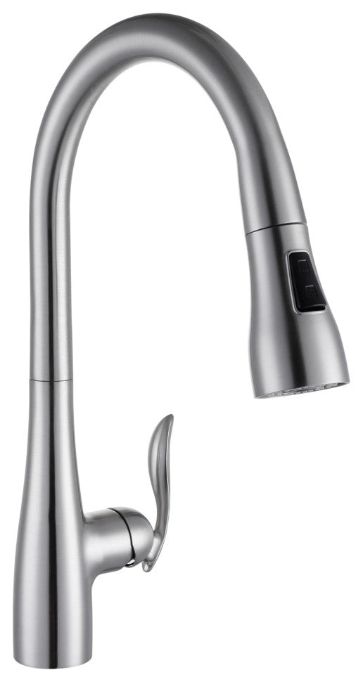 Pull Out Kitchen Faucet, Brush Nickel Finish