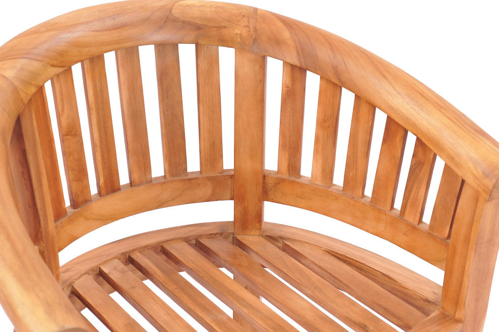 Teak Wood Peanut Indoor/Outdoor Chair made from Solid A-Grade Teak Wood