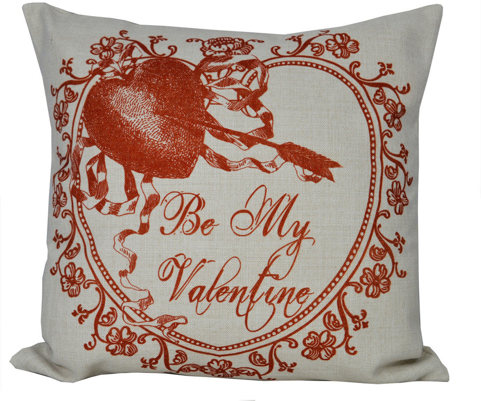 Valentine Love Throw Pillow Cover 14"x14"