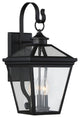 Ellijay 3-Light Outdoor Wall Lantern, Black