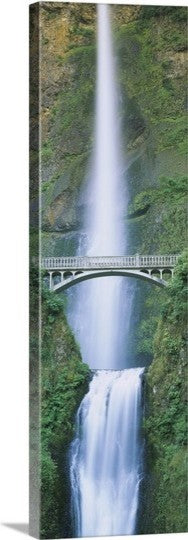 "Multnomah Falls OR" Canvas Art, 12"x36"x1.25"