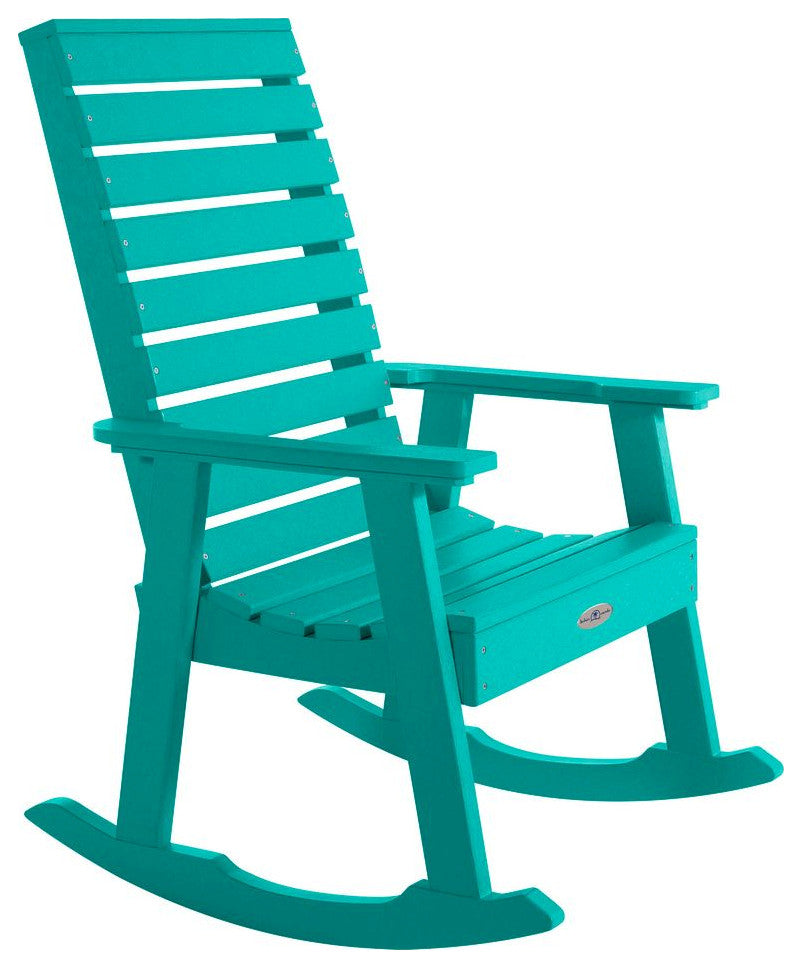 Riverside Rocking Chair, Seashell Blue