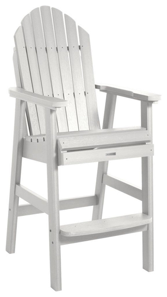 Hamilton Deck Chair-Bar Height, White