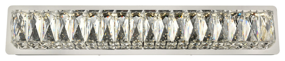 Monroe Integrated LED Chip Light Chrome Wall Sconce
