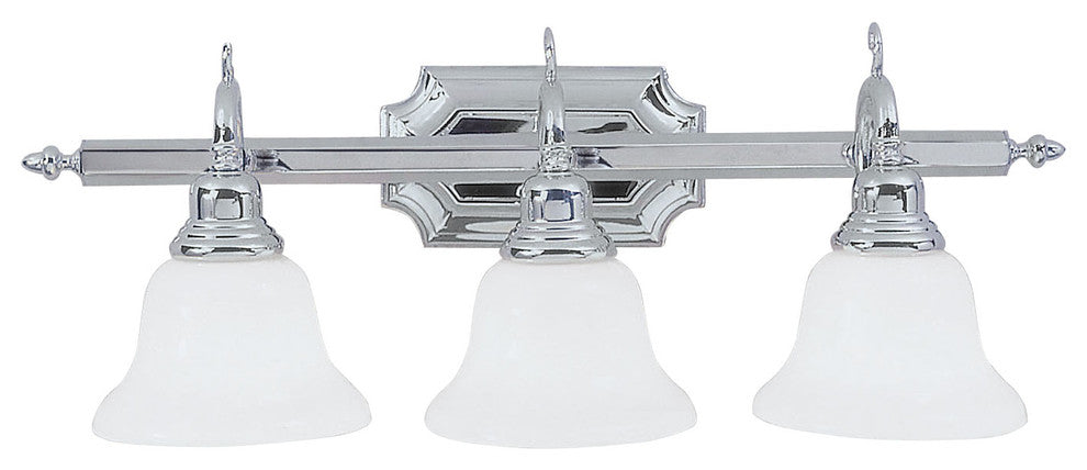 French Regency Bath Light, Chrome
