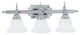 French Regency Bath Light, Chrome