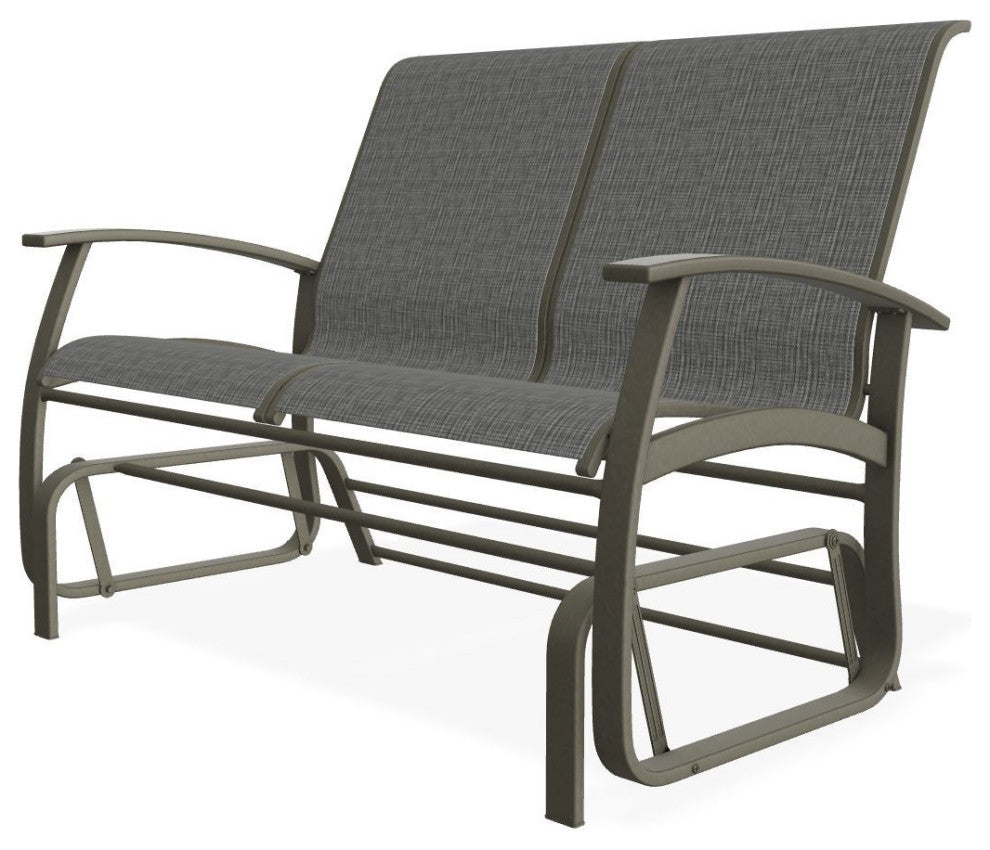 Belle Isle Sling 2-Seat Glider, Anchor/Storm