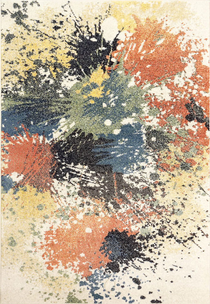 Infinity Cream And Multi Rug, 2'x3'11"