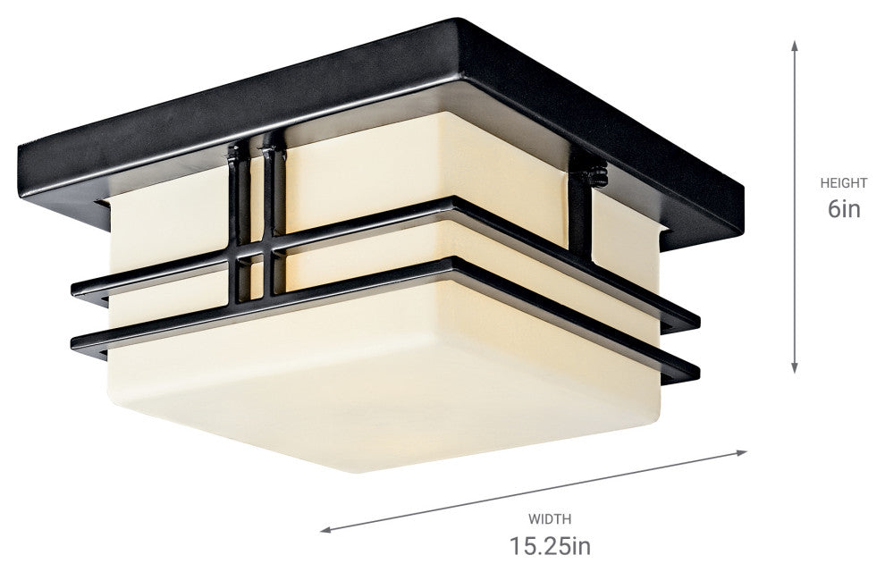Outdoor Ceiling 2-Light, Standard