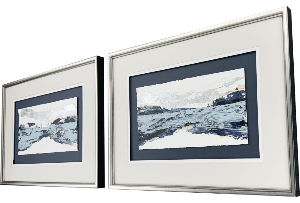 Blue View Framed Art, 2-Piece Set