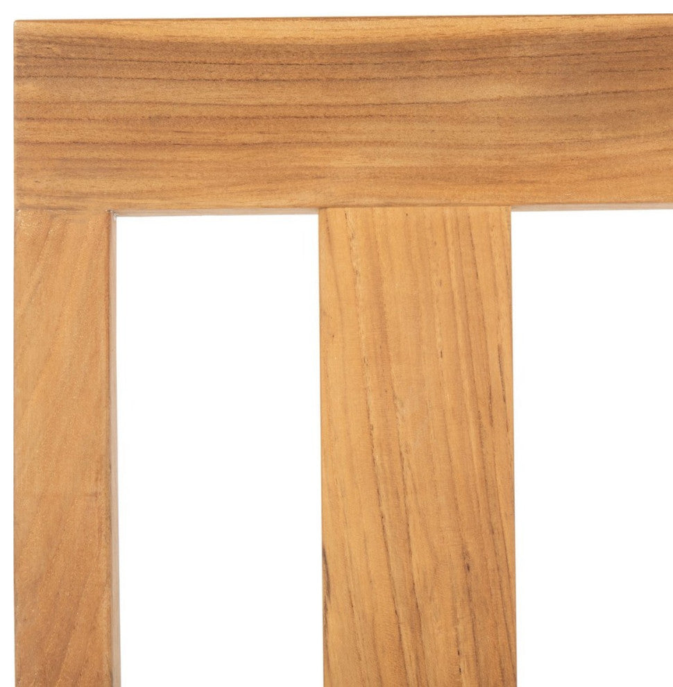Safavieh Montford Brazilian Teak Dining Chair Natural