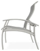 Belle Isle Sling Adjustable Outdoor Dining Chair, Alloy/Snow