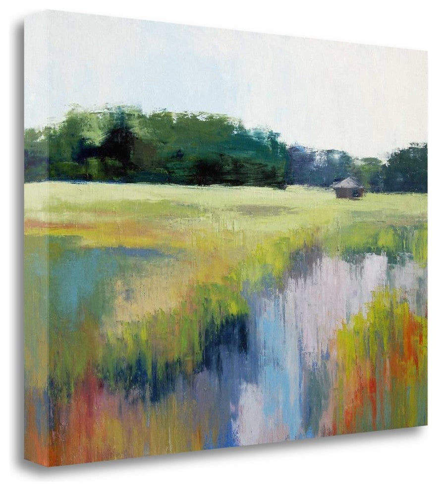 "Clear Morning" By Sabre Esler,Ready to Hang Giclee Print on Gallery Wrap Canvas