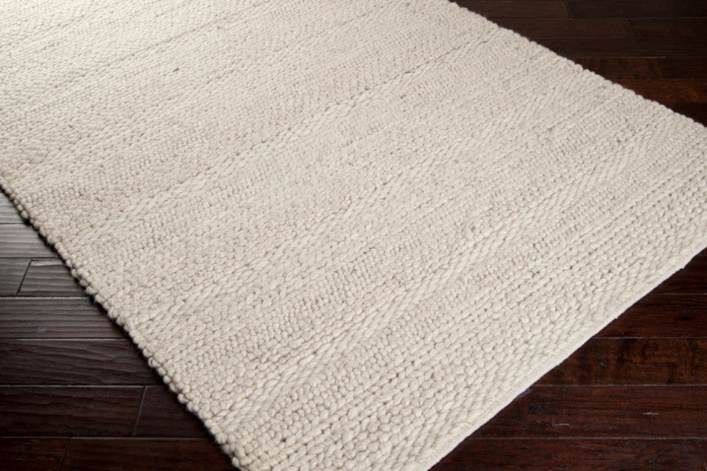 Surya Tahoe TAH-3700 Texture Area Rug, Ivory, 5' x 8' Rectangle