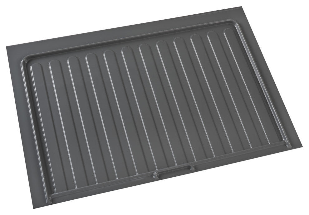 Polymer Trim to Fit Sink Base Cabinet Drip Tray, Gray