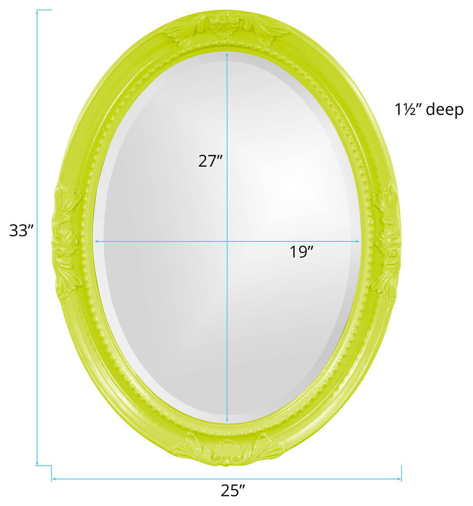 Queen Ann Mirror, Green