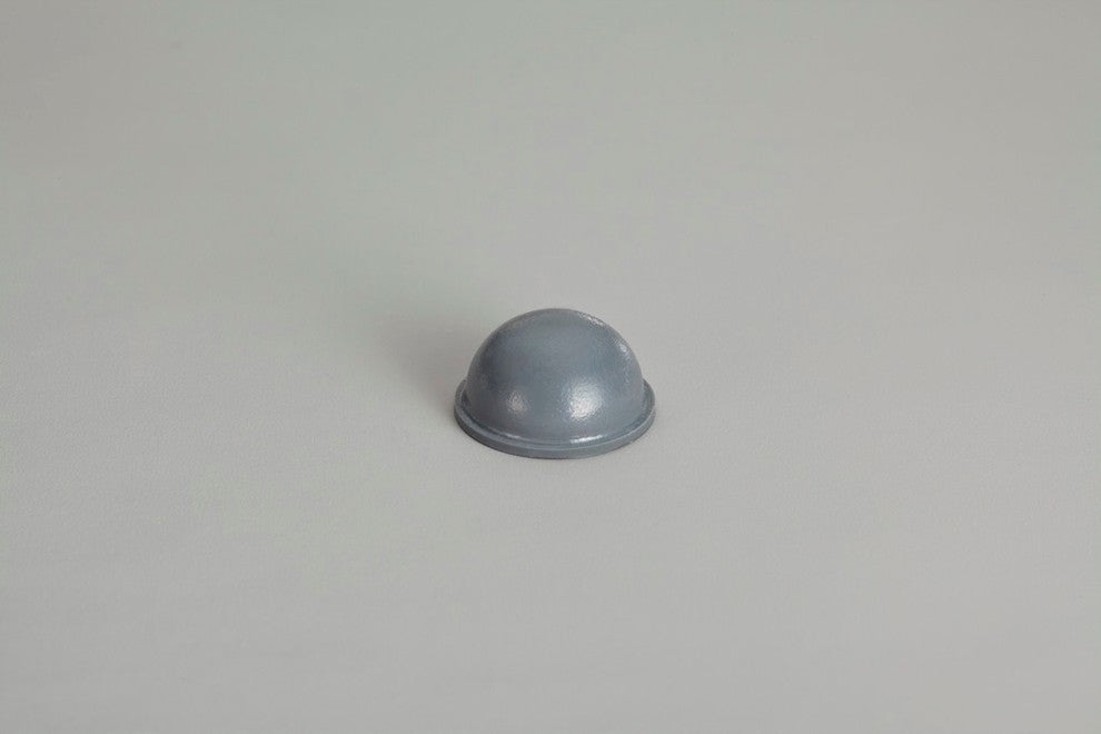 Round Adhesive Cabinet & Furniture Bumper Pads-BS15 .620"x.310"-128pcs, Gray