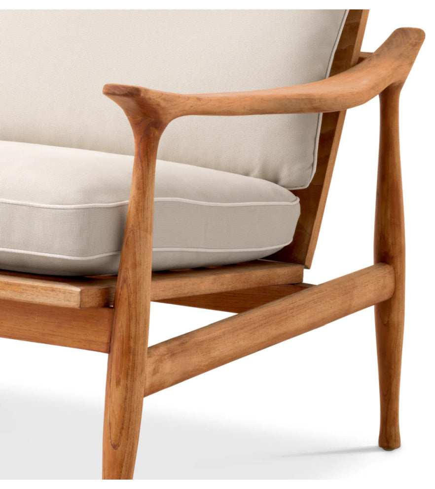Natural Teak Outdoor Lounge Chair | Eichholtz Manzo