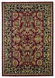 Cambridge 7301 Red, Black Kashan, 5'3"x7'7"