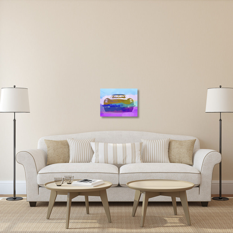 "Jaguar E Type Front" Fine Art Print