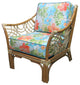 Bali Arm Chair in Natural, Yvonnealoe Fabric