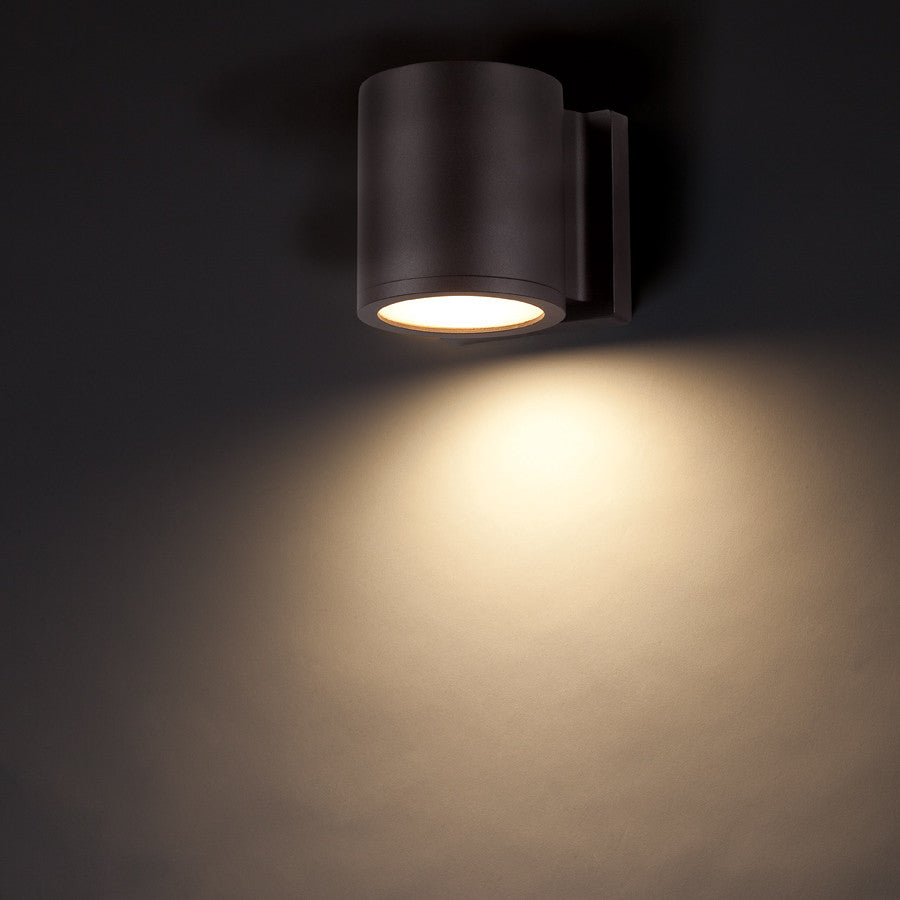 WAC Lighting Tube LED Outdoor Wall Light, Bronze