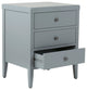 East at Main Webb Acacia Wood Rectangle Accent Table, Gray