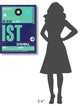 "IST Istanbul Luggage Tag 1" Fine Art Print