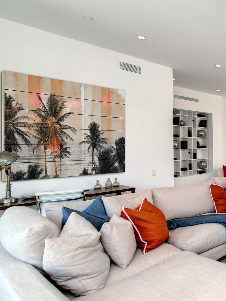 "Bahia" Wall Art on Wood, 60"x40"