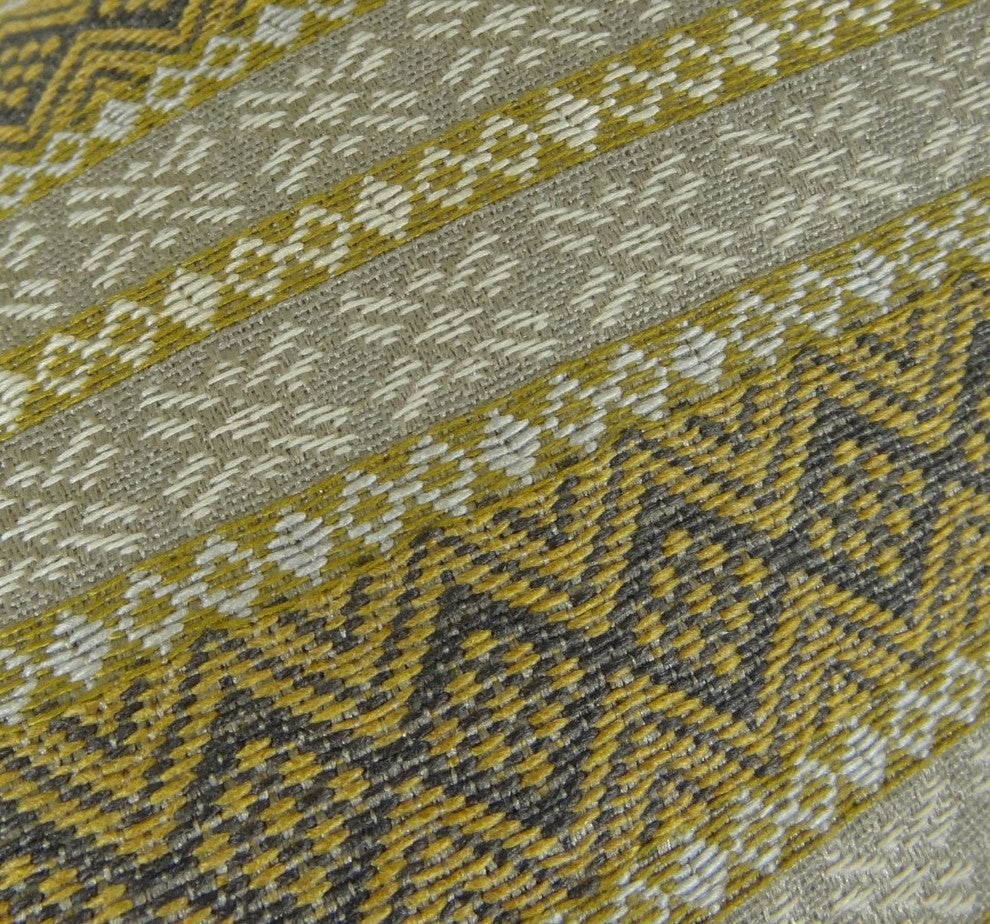 Bridge Cliff Taupe and Gray Handmade Luxury Pillow, 20"x20"