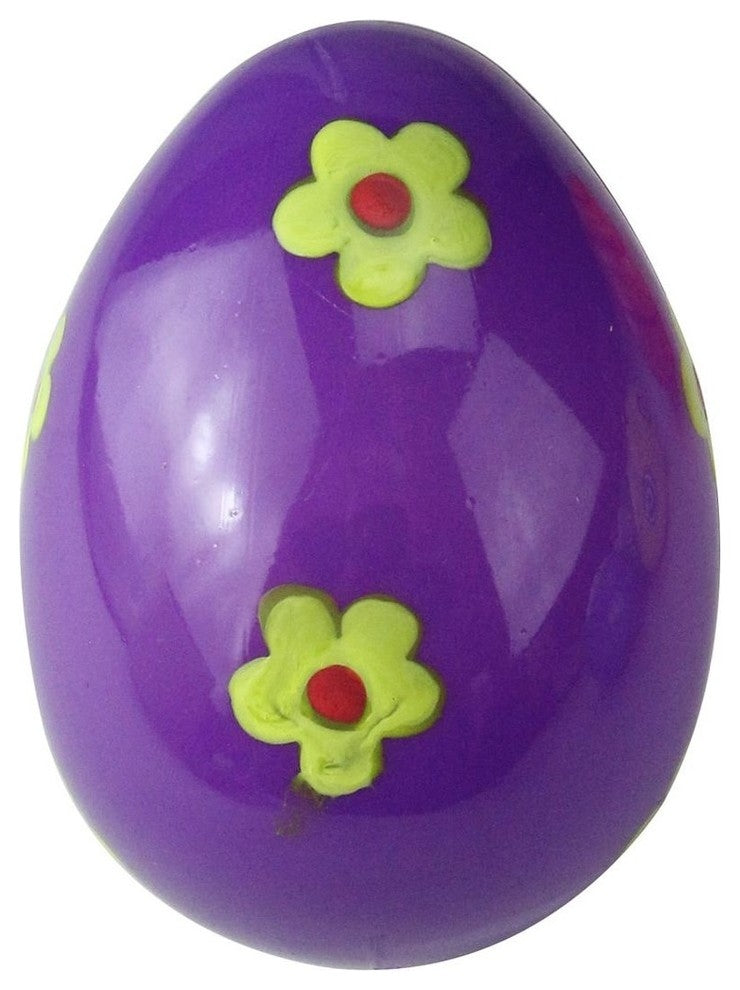 6-Piece Vibrantly Colored Springtime Easter Eggs, 3.25"