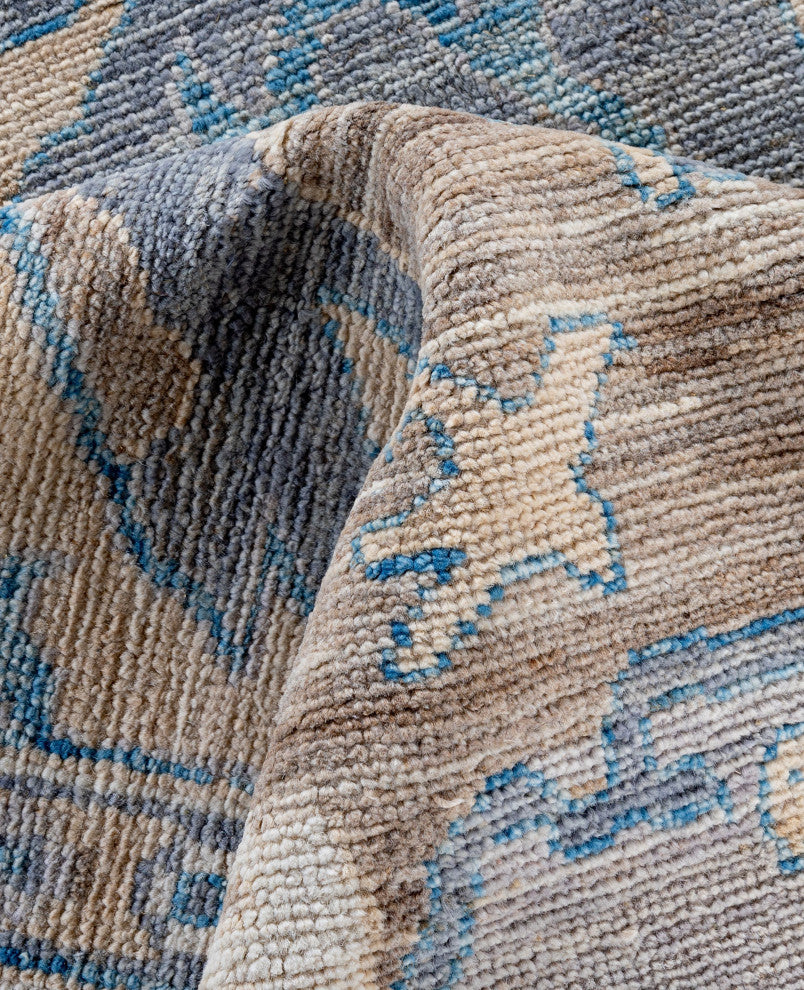 Oushak One-of-a-Kind Hand-Knotted Area Rug Brown, 8'9" x 12'2"