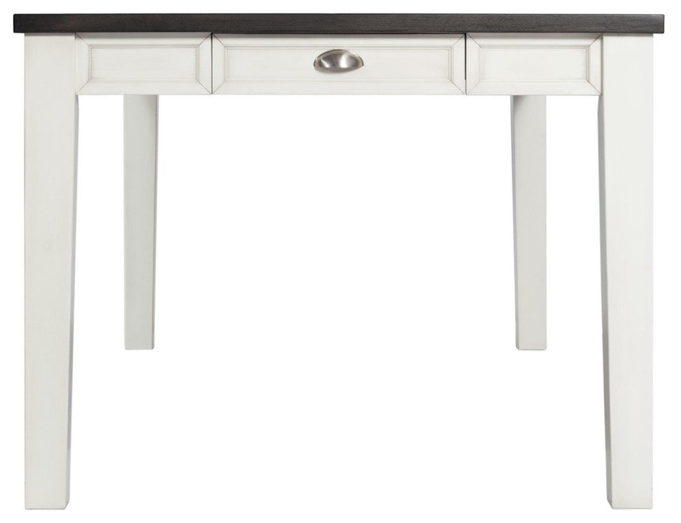 Picket House Furnishings Jamison Two Tone Dining Table with Storage, Counter Hei