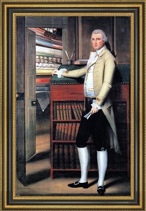 Ralph Earl Elijah Boardman Framed Premium Canvas Print, 18"x27"