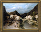 Leon Legat Mountain Landscape Framed Premium Canvas Print, 21"x28"