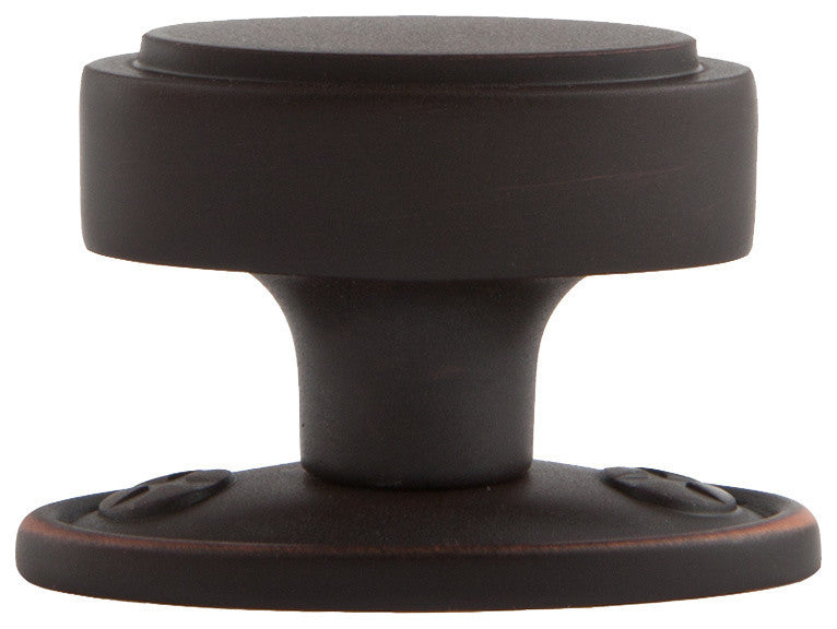 Sumner Street Home Hardware Ovaline Knob, Small, Oil Rubbed Bronze