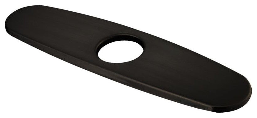 VIGO 10" L Kitchen Deck Plate, Matte Black