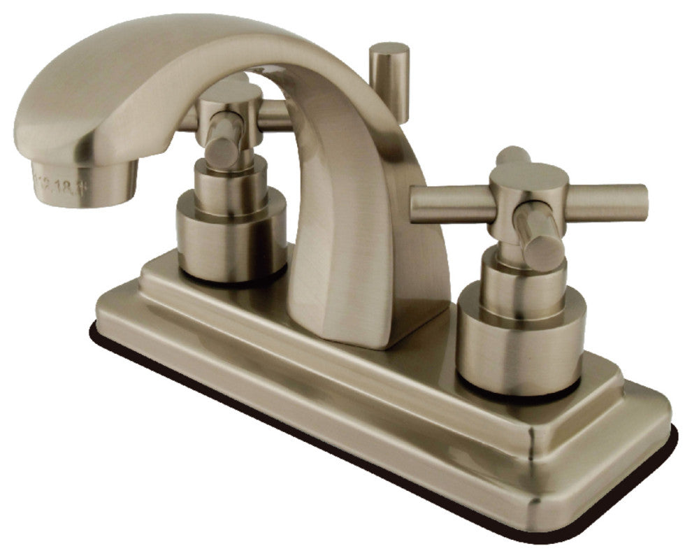 Kingston Brass 4" Centerset Bathroom Faucet, Brushed Nickel
