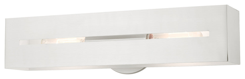 Brushed Nickel Urban, Industrial, Vanity Sconce