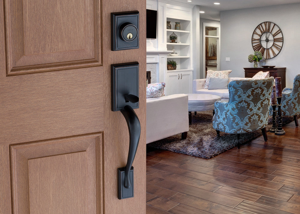 Active Handle Set, Colonial Knob Interior Trim, Tuscan Bronze