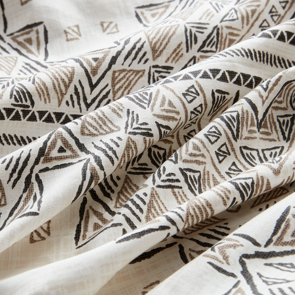 Madison Park Ibiza 4 Piece Printed Comforter Set With Throw Pillow