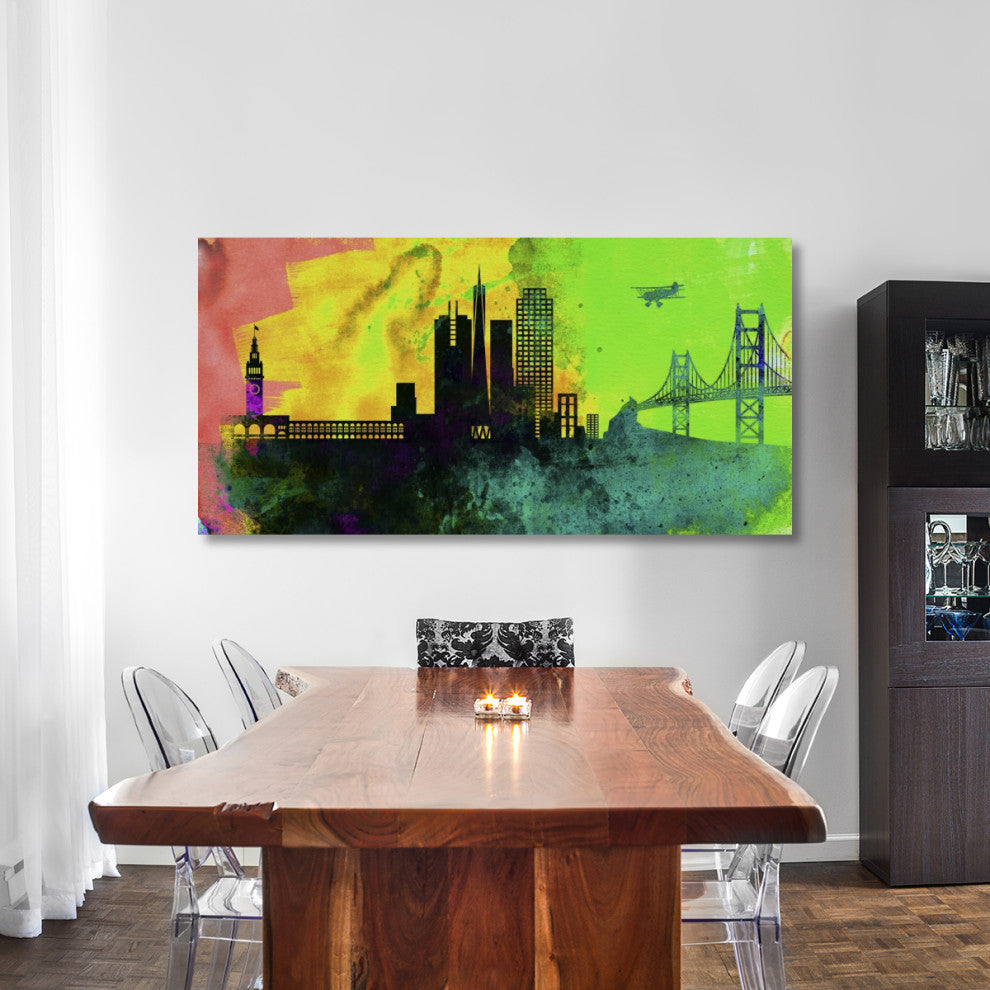"San Francisco City Skyline" Fine Art Print